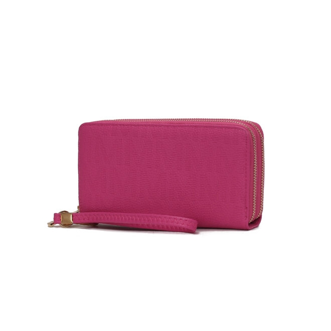 MKF Collection Lisbette Embossed M Signature Wallet by Mia k - Image 38